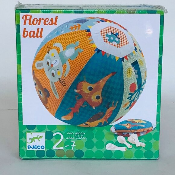 New Sealed Djeco  Fabric Cover Ball for 2 Years + - Picture 4 of 11